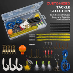 KastKing Brutus SpinCast Rod and Reel Combo with Tackle Kit