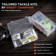 KastKing Brent Chapman Baitcaster Rod and Reel Combo with Tackle Kit
