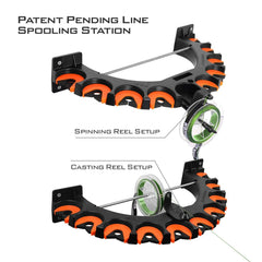 KastKing V10LS Spooling Station and Rod Rack
