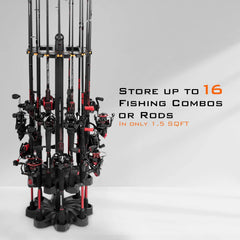 KastKing V16 Revolution Floor Rod Rack - Upgrade Version