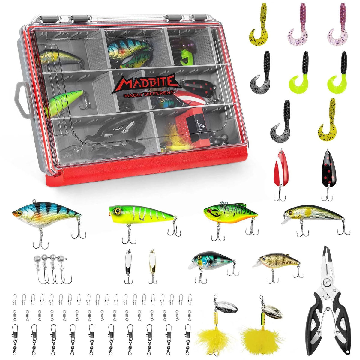 MadBite Freshwater Fishing Lure Kit